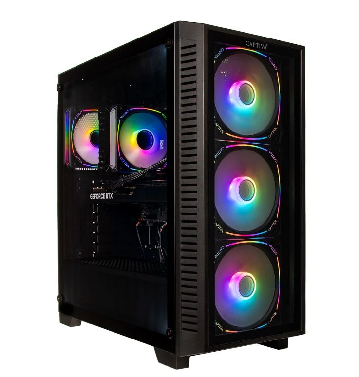 Captiva Highend Gaming PC R98-466 - Ryzen 7 7800X3D, 64GB DDR5, 1TB SSD, RTX 5070 Ti (98466)