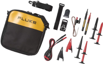 Fluke TLK289 Sicherheits-Messleitungs-Set Abgreifklemmen, Stecker 4 mm, Prüfspitze Stecker 4 mm Rot, Schwarz 1 St. (3092521)