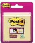 Haftnotizwürfel Super Sticky 76 x 45 76 mm B H T gelb 270 Bl. (2014-SCY)