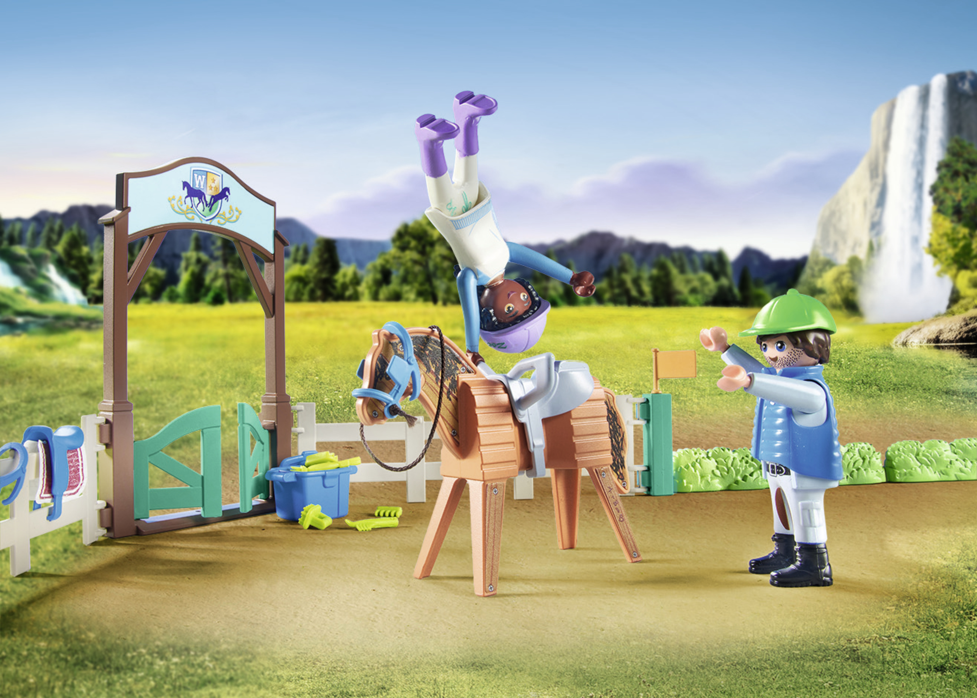 Playmobil Horses of Waterfall Moderne Reitschule Mehrfarbig
