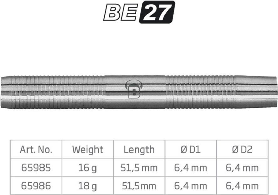 BULL'S 1 BULL'S BE-27 Soft Dart Barrel 16 Gr. (65985)