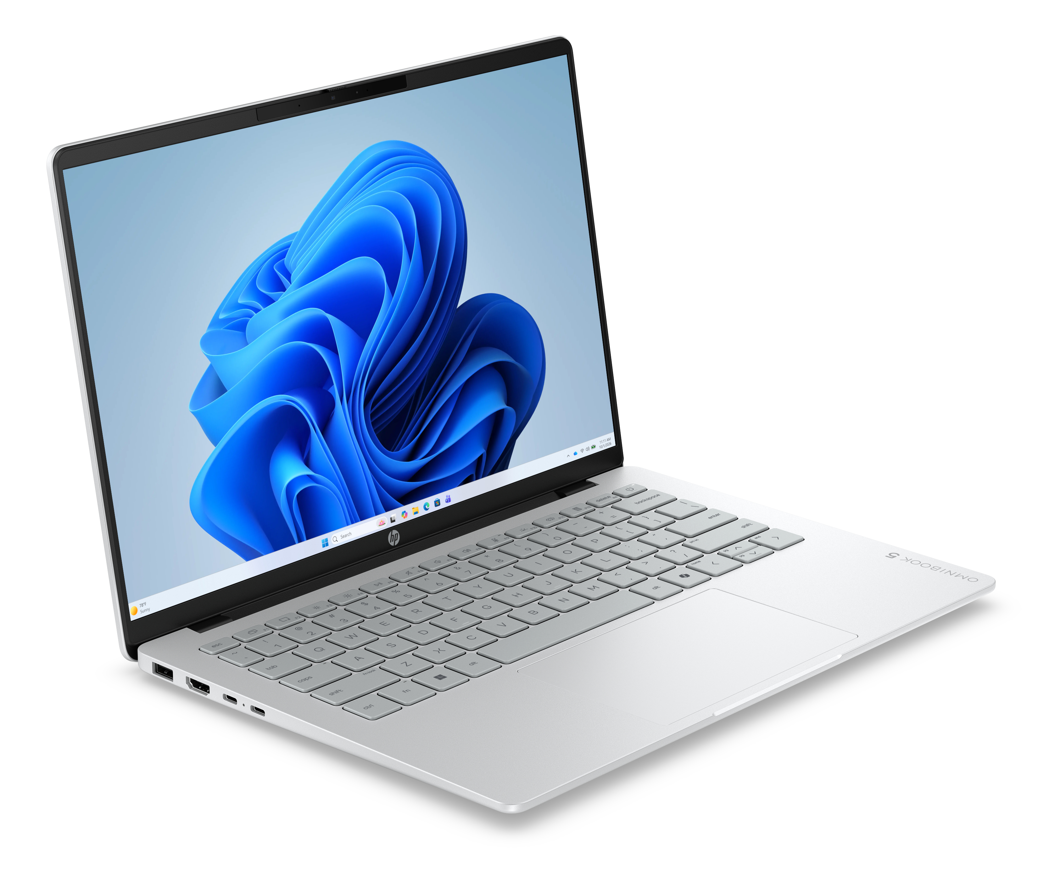 HP OmniBook 5 14" Intel Core 5 120U 16 GB RAM 512 GB SSD Silber