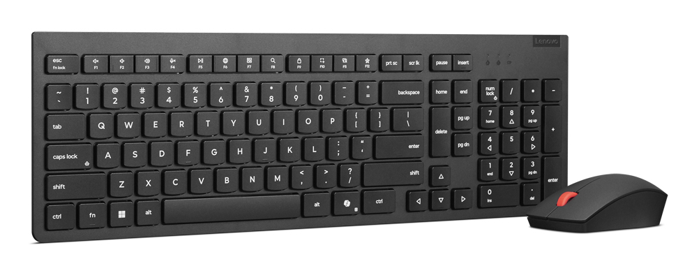 Lenovo Essential Wireless Combo Gen 2 Tastatur- und Maus-Set 2,4 GHz QWERTZ Deutsch Schwarz