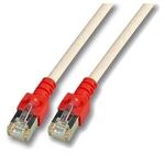 EFB-Elektronik RJ45 Patchkabel Cat.5e SF/UTP PVC Tülle rot CCA crossed grau 0,5m Hersteller: EFB Elektronik (K5450.0,5)