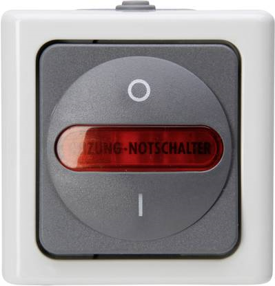 Kopp 562356009 Rocker switch 2P Rot - Weiß Elektroschalter (562356009)