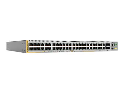 Allied Telesis x530-52GPXm Managed L3 Switch, 48x PoE+ Ports, 4x SFP+, 740 W PoE-Budget, Grau