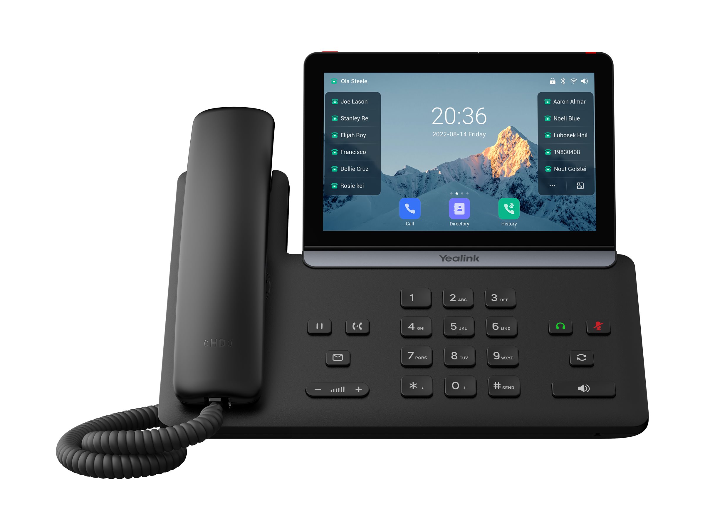 Yealink SIP-T88W VoIP-Telefon Schwarz