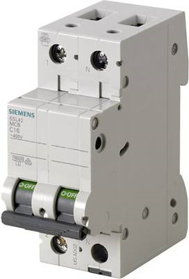 Siemens Leitungsschutzschalter 2polig 16 A 230 V 5SL4516-6 (5SL4516-6)