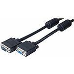 SVGA Monitorkabel, 15pol HD D-Sub St./Bu., 2,0 m, schwarz Hochwertiges Monitorkabel für hohe Ansprüche (119800)