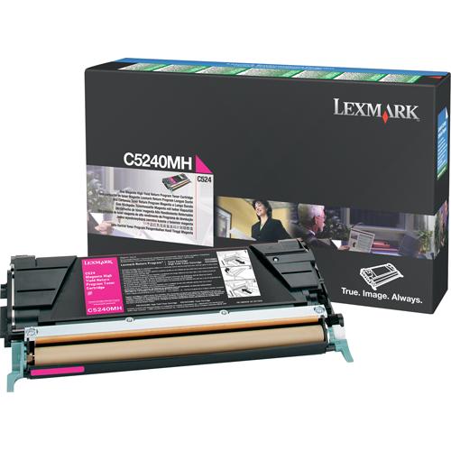 Lexmark Tonerpatrone C5240MH Hohe Ergiebigkeit Magenta 5000 Seiten