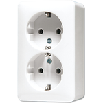 Jung 6020 A WW Steckdose Typ F Weiß (6020AWW)