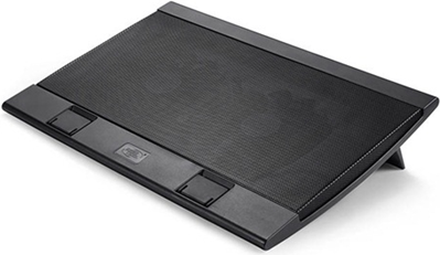 Deepcool Laptop-Kühler Wind Pal FS, schlank, portabel, hohe Leistung, zwei 140-mm-Lüfter, 2 xUSB-Hub, bis 17 "382x262x46mm (WINDPAL FS)