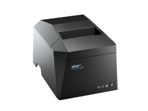 Star Micronics TSP143IV X4 Bondrucker mit Cutter, 203 dpi, 250 mm/s, 80 mm Grau