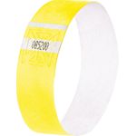 sigel Eventbänder "Super Soft", fluoreszierend, gelb reißfest, aus besonders weichem Material, manipulations - 1 Stück (EB218)