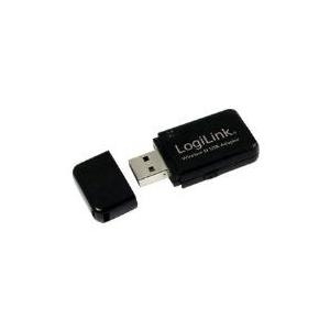 LogiLink Wireless LAN USB 2.0 Micro-Adapter, 300 MBit/Sek. kompatibel zu IEE 802.11b/g/n Verschlüsselung: WEP 64/128 (WL0086)