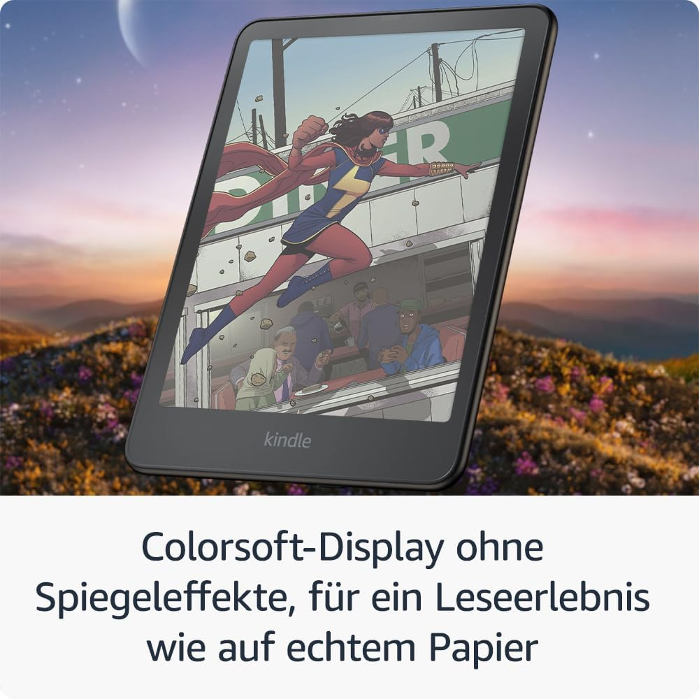 Amazon Kindle Colorsoft Signature Edition eBook-Reader 7" 32 GB Metallisch Schwarz