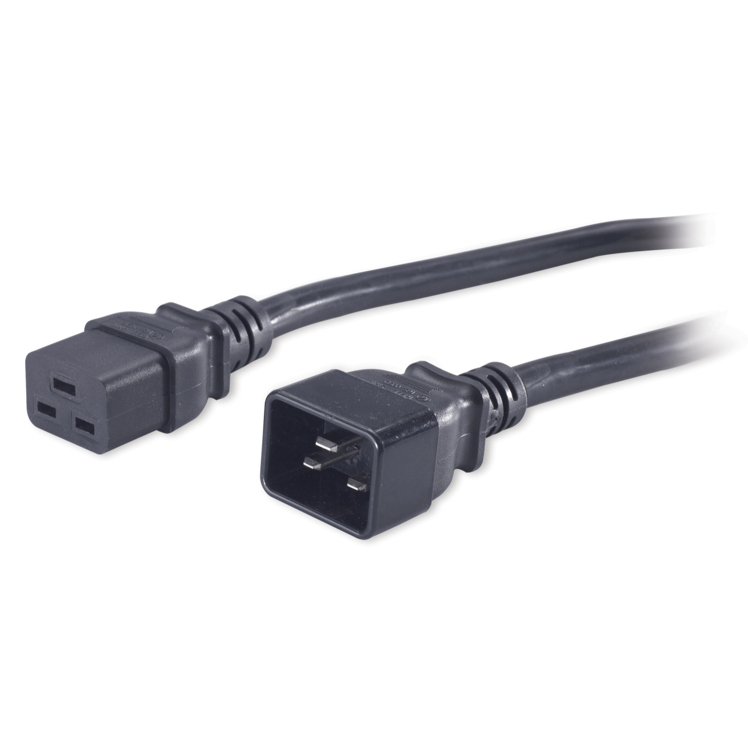 APC AP9877 Stromkabel IEC 60320 C19 auf C20 1,98 m Schwarz