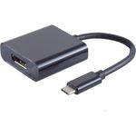 S-Conn 14-05002 Videokabel-Adapter 0,2 m USB Typ-C DisplayPort Schwarz (14-05002)