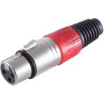 shiverpeaks ®-BASIC-S--XLR-Kupplung, rot (BS55022-R)