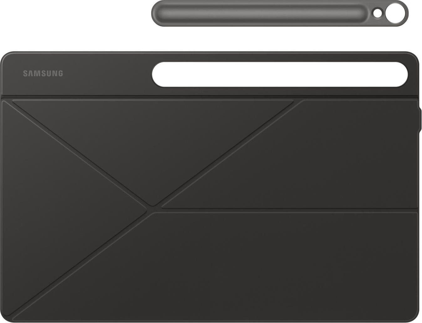 Samsung Smart Book Cover für Galaxy Tab S10 FE+, Black (EF-BX620PBEGWW) (geöffnet)