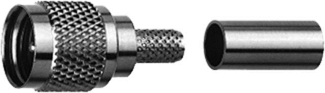 Telegärtner Mini-UHF Kabelstecker Crimp G01 crimp/crimp, B1305, G01 (RG-58 C/U)  - 5 Stück (J01045F0000)