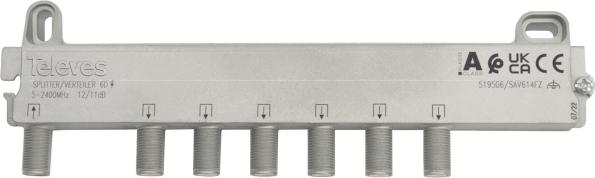 Televes SAV 614FZ Verteiler 6-fach SAT (519506)