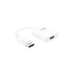 j5create JDA154 DisplayPort to HDMI Adapter weiss ermoeglicht einen weiteren Monitor ueber HDMI an zu schliessen Dual-Port faehig (JDA154)