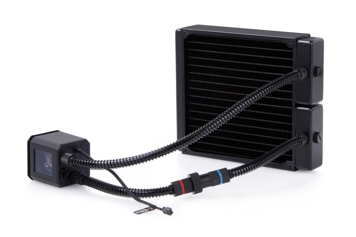 Alphacool Eisbaer 200 All-in-One-Flüssigkeitskühler 240 mm Schwarz