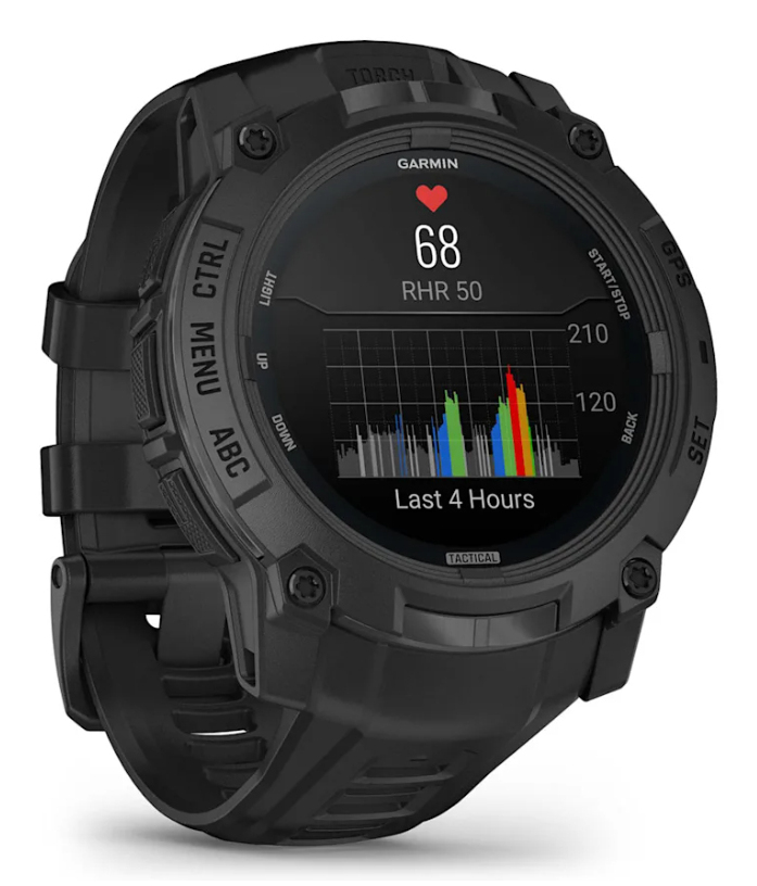 Garmin Instinct 3 AMOLED Tactical Edition 1.3" AMOLED 4 GB Schwarz
