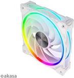 Akasa SOHO AR Computergehäuse Kühlkörper/Radiator 12 cm Transparent - Weiß 1 Stück(e) (AK-FN108-WH)