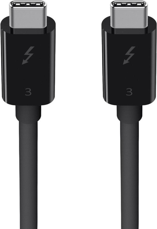 Belkin Thunderbolt 3 Thunderbolt-Kabel 0,8 m USB-C Schwarz