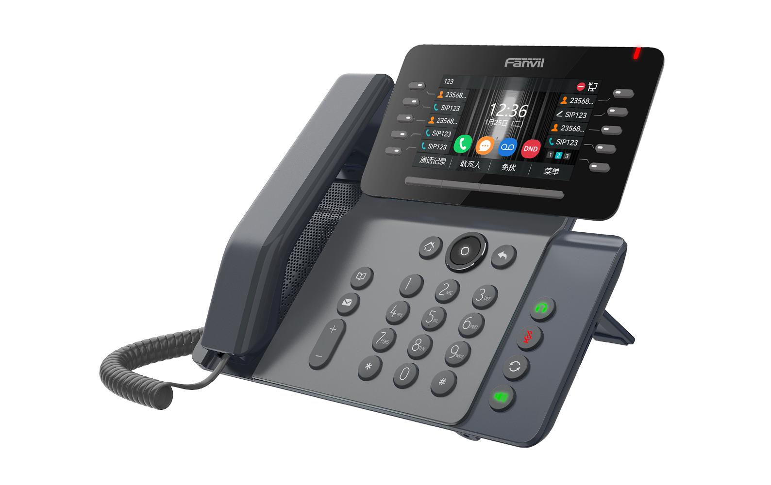 Fanvil V65 VoIP-Telefon Schwarz