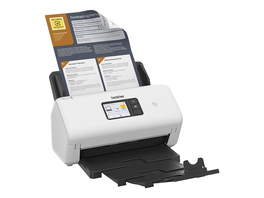 Brother ADS-4500W Dokumentenscanner Duplex 600 dpi Grau