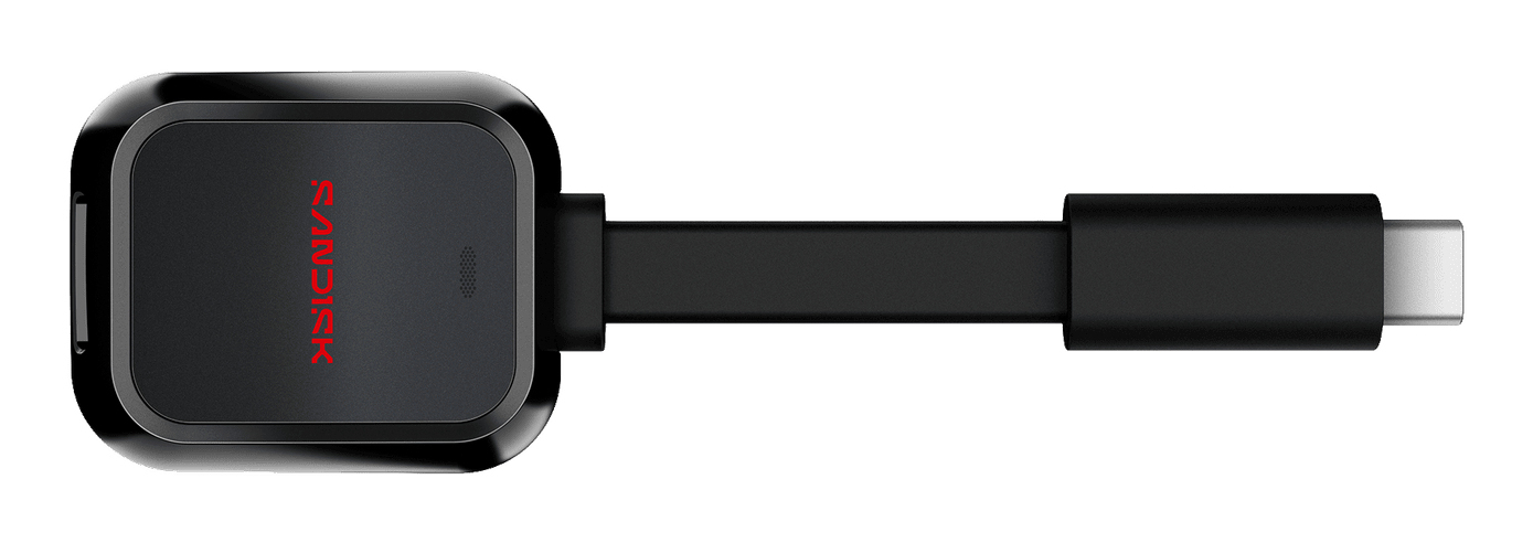 SanDisk QuickFlow microSD Kartenleser USB-C 3.2 Gen 1 Schwarz