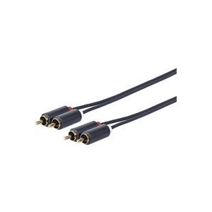 VivoLink PRORCARCA1.5 1.5m 2 x RCA 2 x RCA Schwarz Audio-Kabel (PRORCARCA1.5)