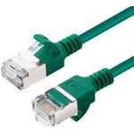 MicroConnect CAT6A U-FTP Slim, LSZH, 0.25m (V-FTP6A0025G-SLIM)