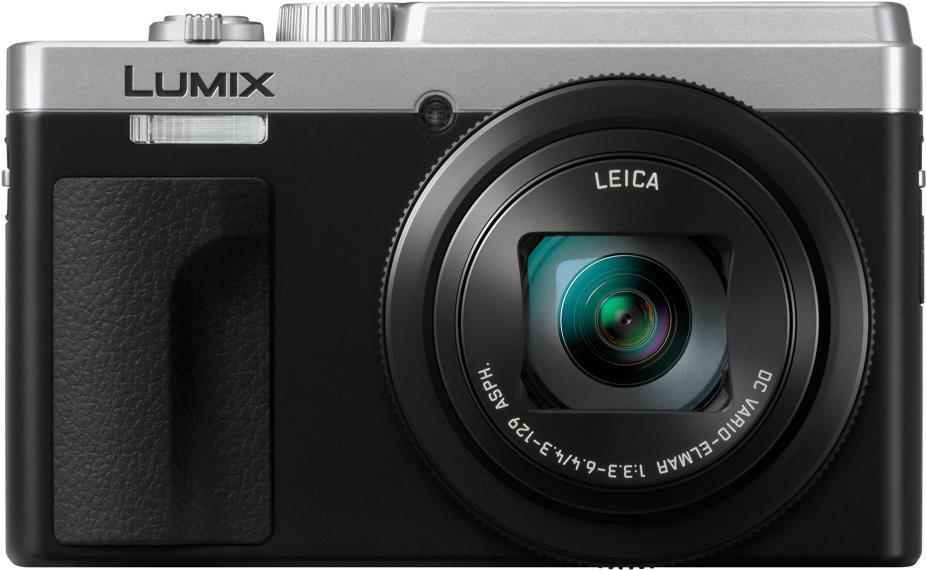 Panasonic Lumix DC-TZ96EG-S Digitalkamera Kompaktkamera 20,3 MP MOS 5184 x 3888 Pixel 1/2.3"  Schwarz - Silber (DC-TZ96EG-S)