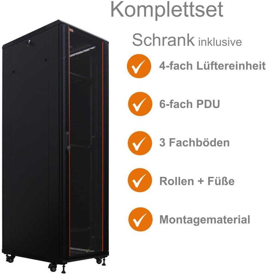 IT-BUDGET 19"-Netzwerkschrank SRK (99ITB19SRK4268GSM)