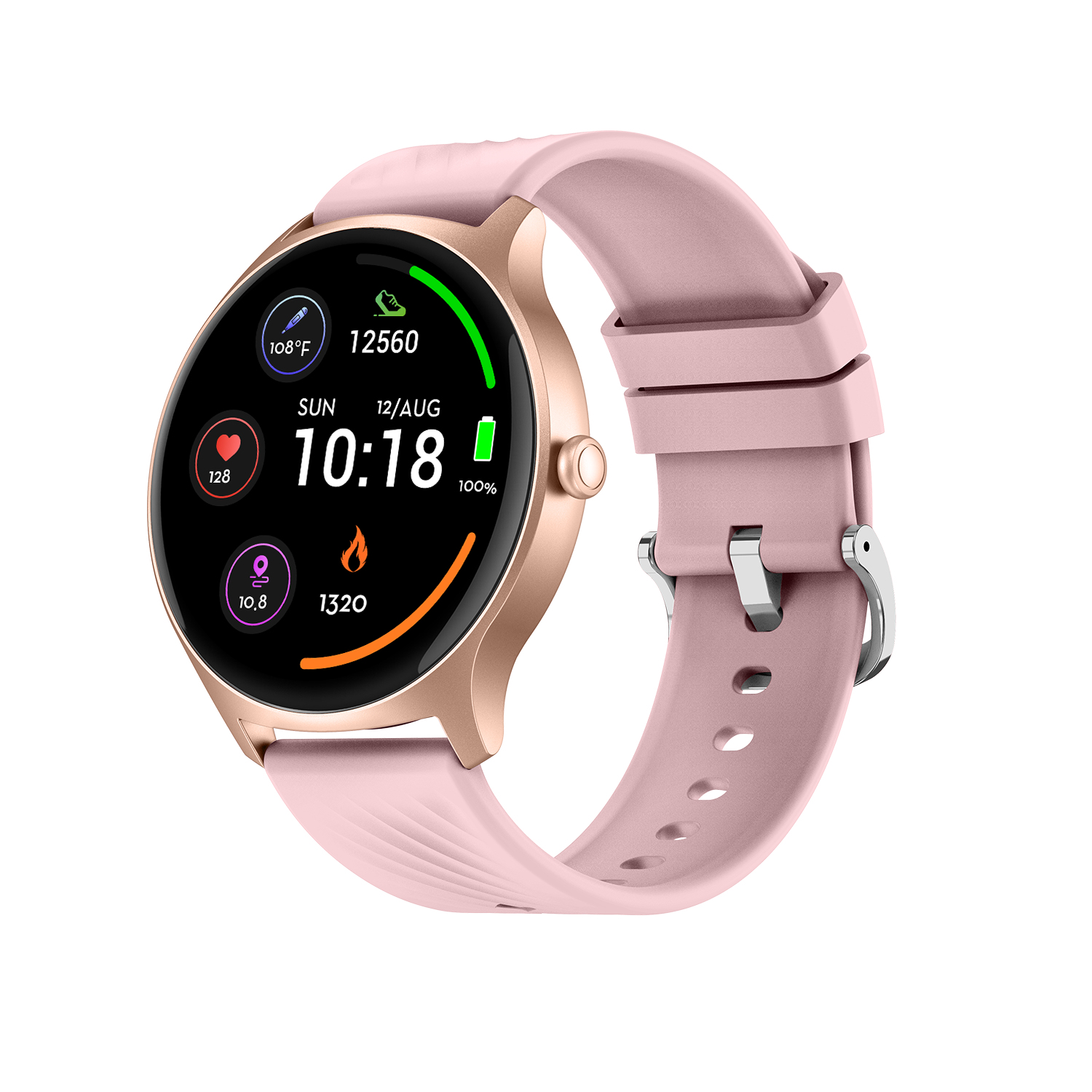 DENVER SWC-387RO 1.43" AMOLED Smartwatch Roségold, Rose