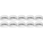 Hekatron Rauchwarnmelder 10er Set inkl. 10 Jahres-Batterie batteriebetrieben