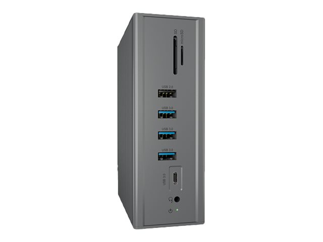 ICY BOX IB-DK2262AC Dockingstation USB-C 2x HDMI VGA 1GbE Anthrazit