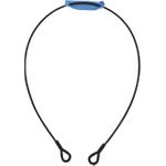 EUROLITE Stahlseil 1000x4mm schwarz mit Kausche (5801049C)