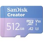 SanDisk Creator MicroSD 512GB (SDSQXAV-512G-GN6MS)