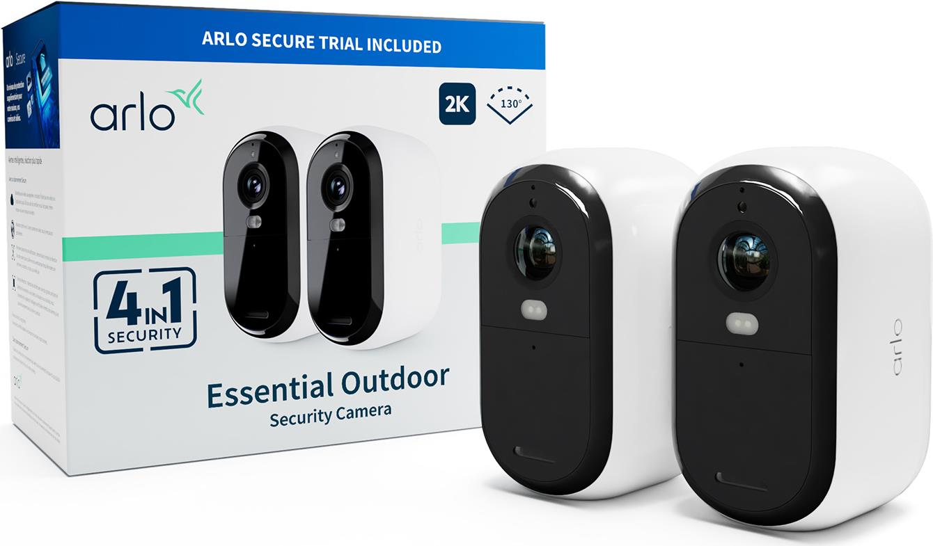 Arlo Essential 2K IP-Sicherheitskamera Innen & Außen 2560 x 1440 Pixel Decke/Wand (VMC3250-100EUS)