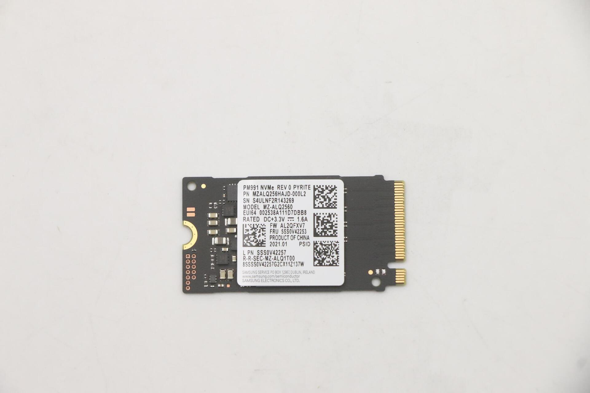 Lenovo 5SS0V42253 Internes Solid State Drive M.2 256 GB PCI Express (5SS0V42253)