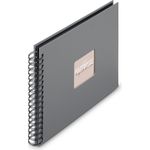 Hama Spiral-Album Fine Art 50 schwarze Seiten Steingrau (00009840)