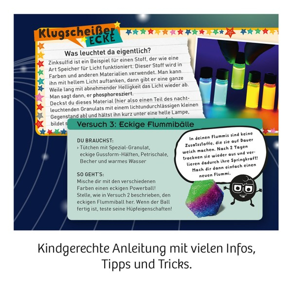 Kosmos Fun Science 65410 Experimentier-Set Chemie 8–12 Jahre Mehrfarbig