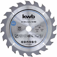 kwb 584357 Hartmetall Kreissägeblatt 160 x 16 mm 1 St. (584357)