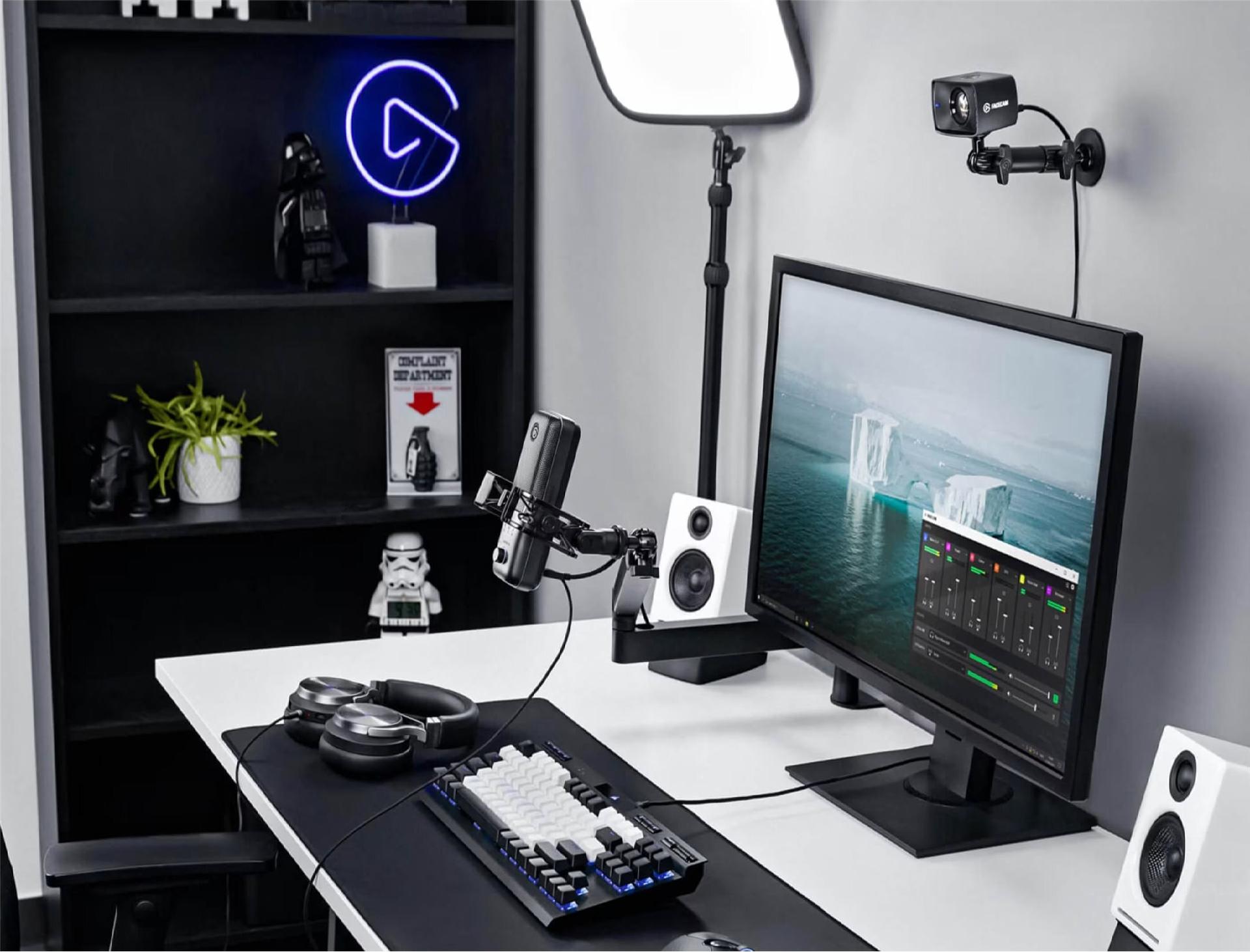 Elgato Wave 3 Tischmikrofon USB Verkabelt 24 Bit 96 kHz Schwarz