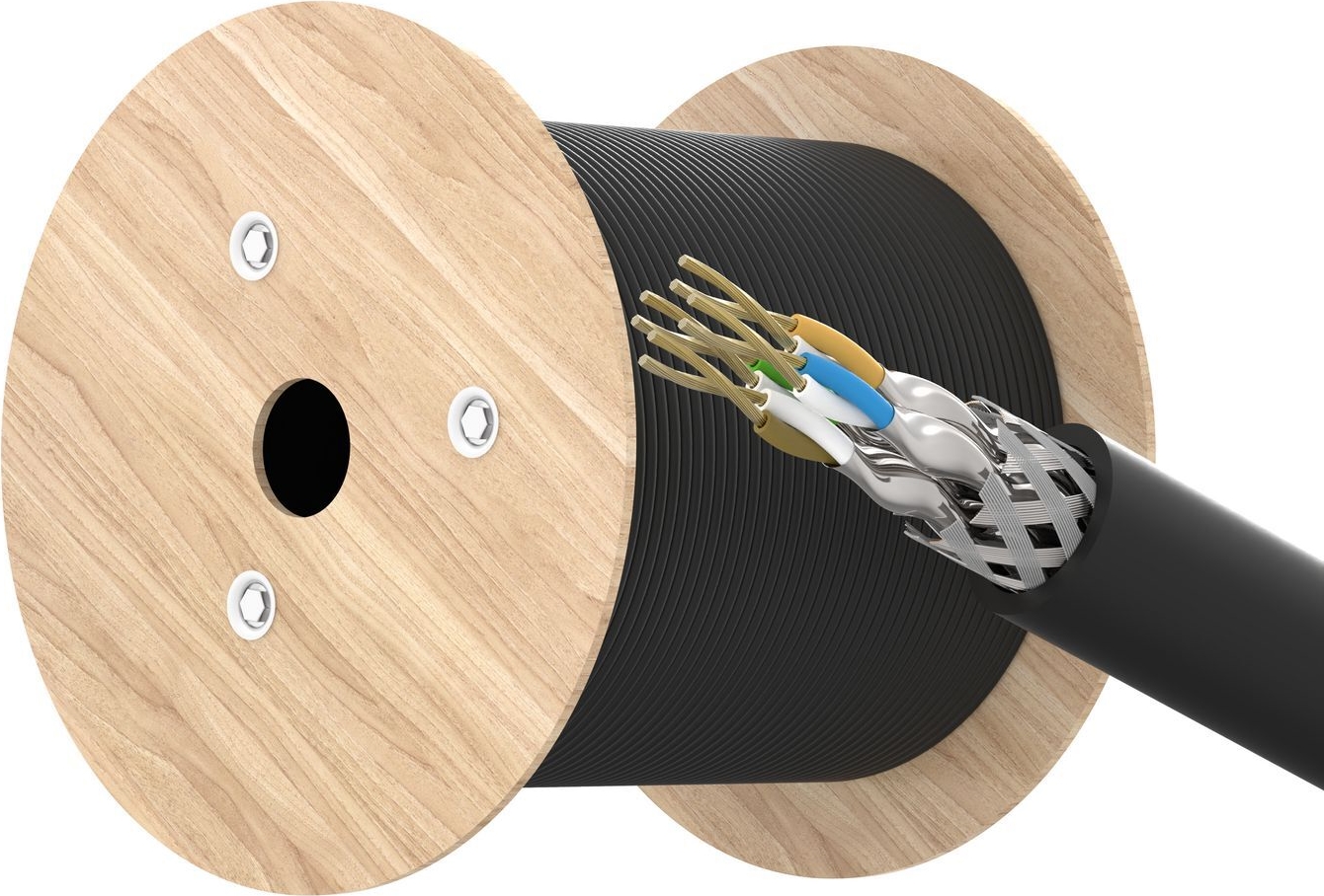 Lanview Cat6a HIGH-FLEX S/FTP Outdoor Network Cable (LVN6305SOUT)